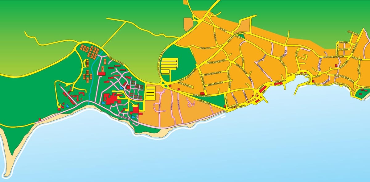 bản đồ của đồ cổ croatia