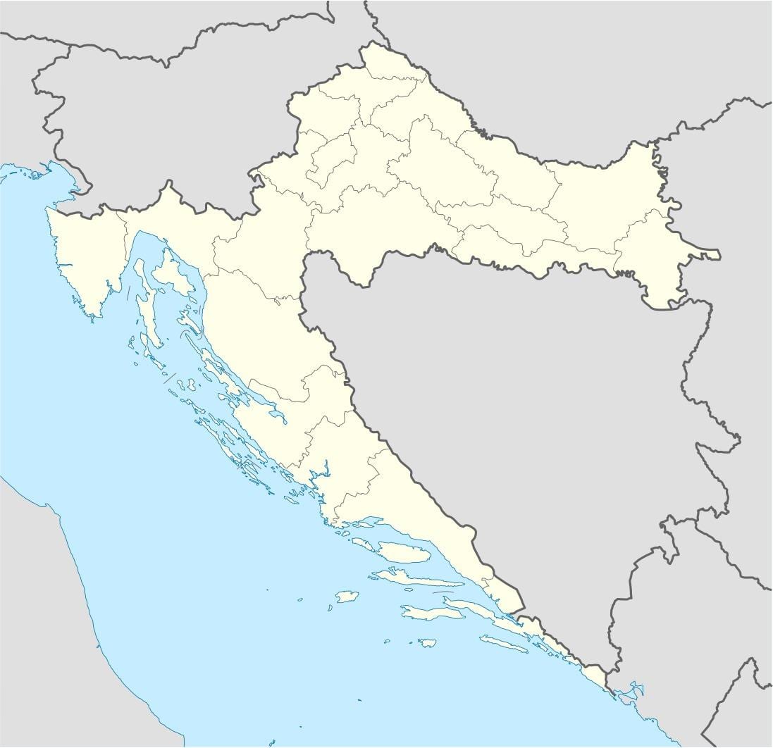 croatia vị trí bản đồ