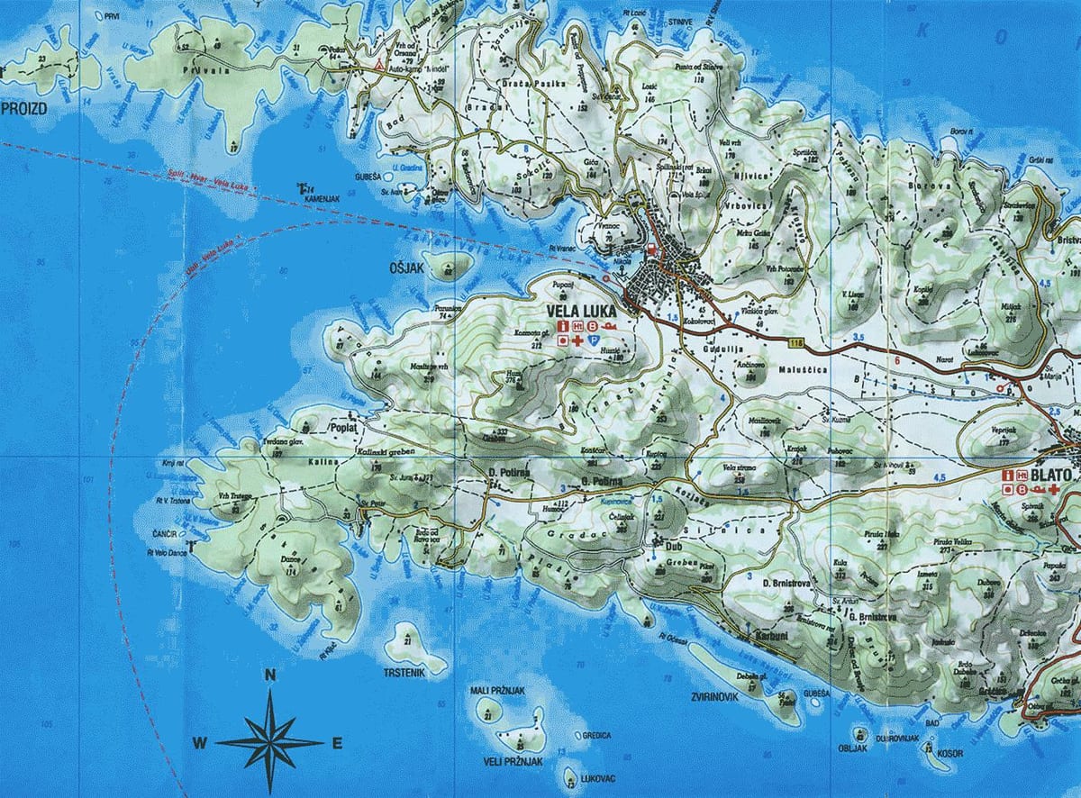bản đồ của các bữa sáng croatia