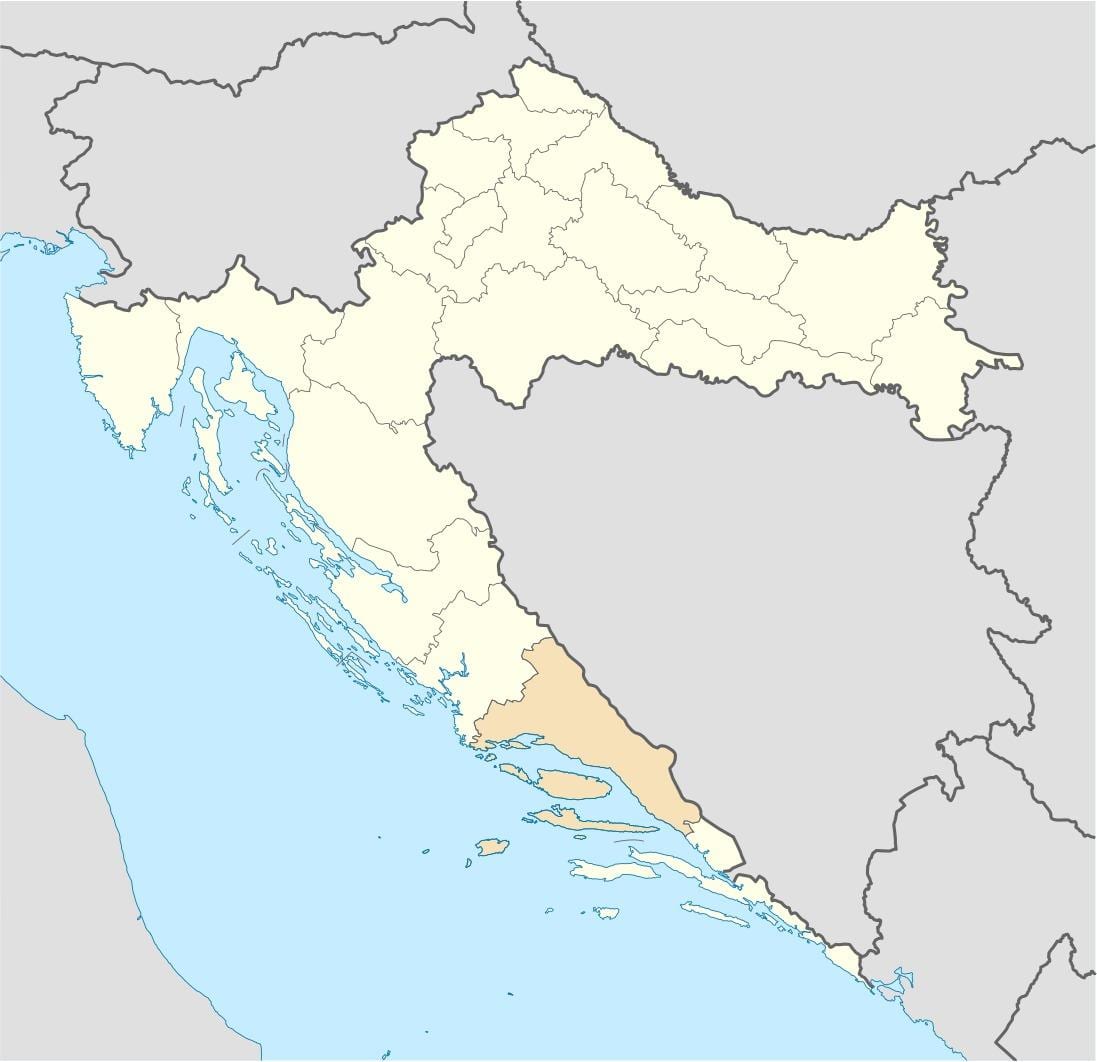 bản đồ của thành phố croatia 