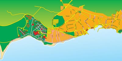 Bản đồ của đồ cổ croatia