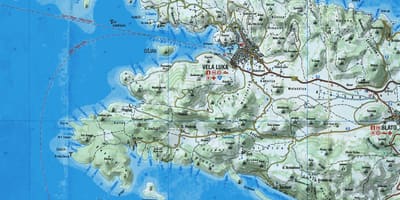 Bản đồ của các bữa sáng croatia