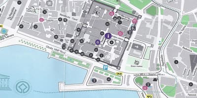 Đường phố, bản đồ của croatia