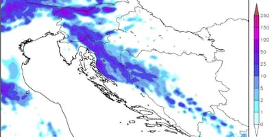 Bản đồ của croatia radar