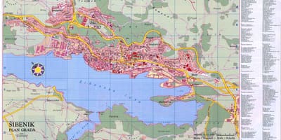Bản đồ của giáo croatia