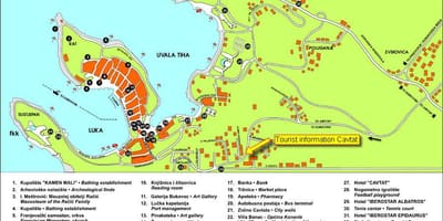 Bản đồ của kế hoạch croatia 