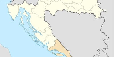 Bản đồ của thành phố croatia 